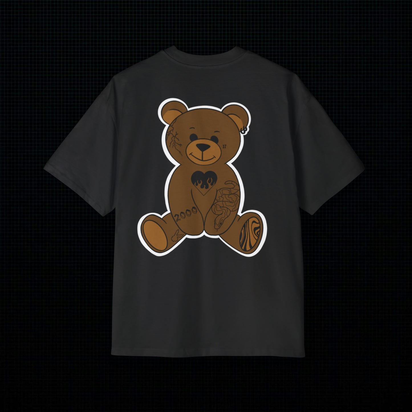 Baileys Ink Alive Bear, Oversized Tee