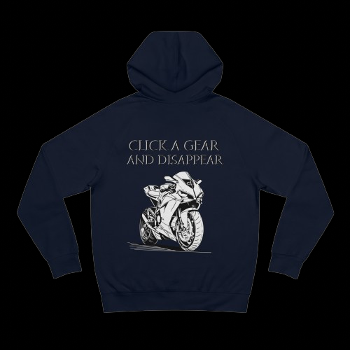 Click a gear and disappear,  Hoodie