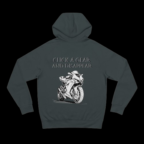 Click a gear and disappear,  Hoodie